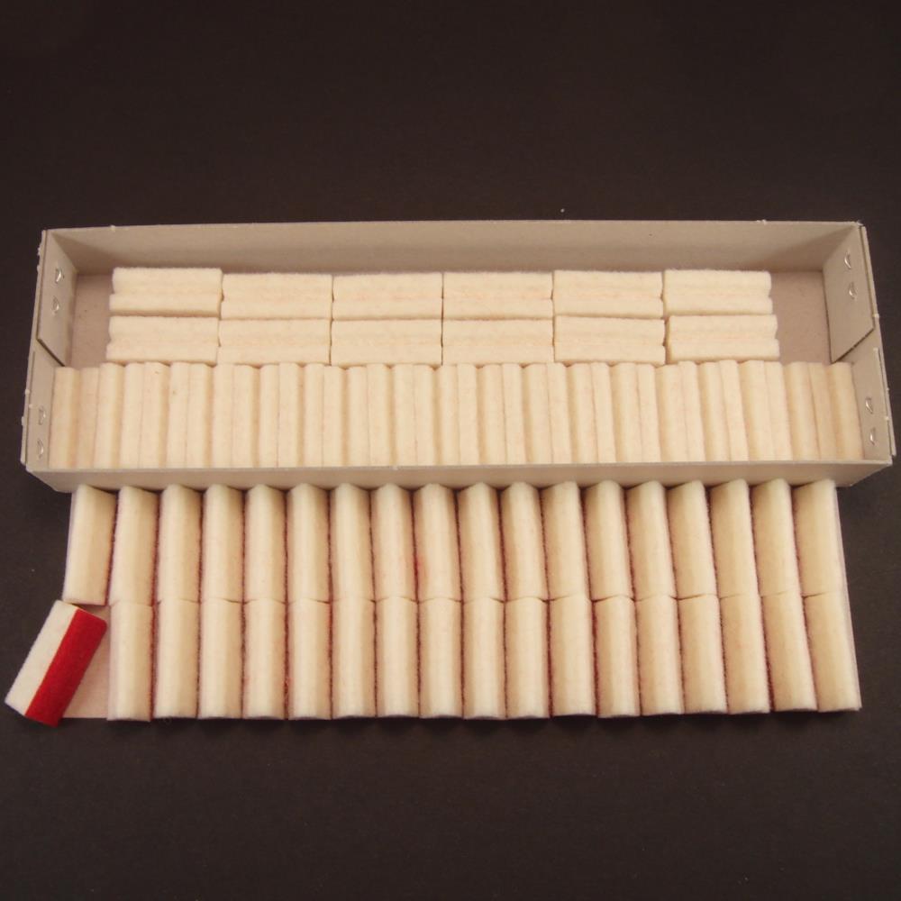 Upright damper felt bass in boxes Upright damper felt bass in boxes