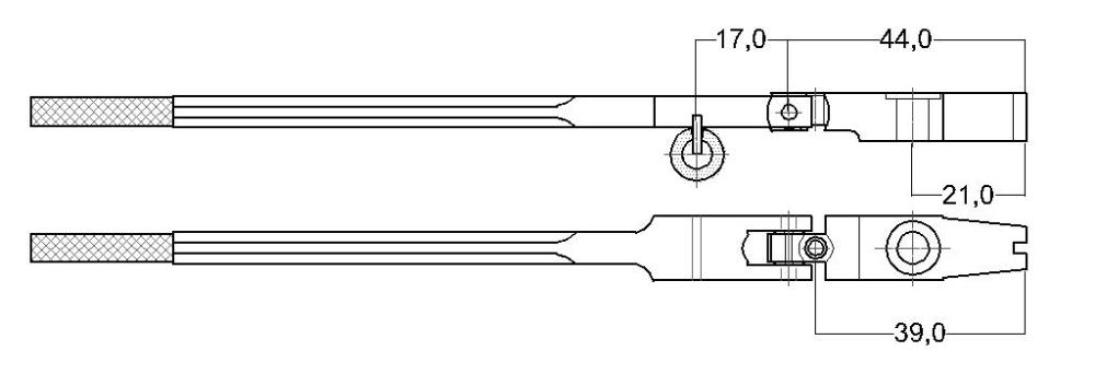 Flügel-Hammerstiele 17mm Kawai