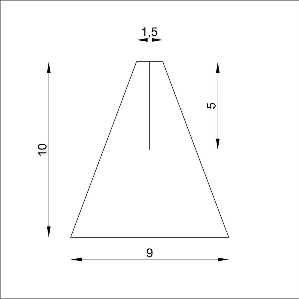 Piano Bass Dämpferfilzstreifen 3-chörig