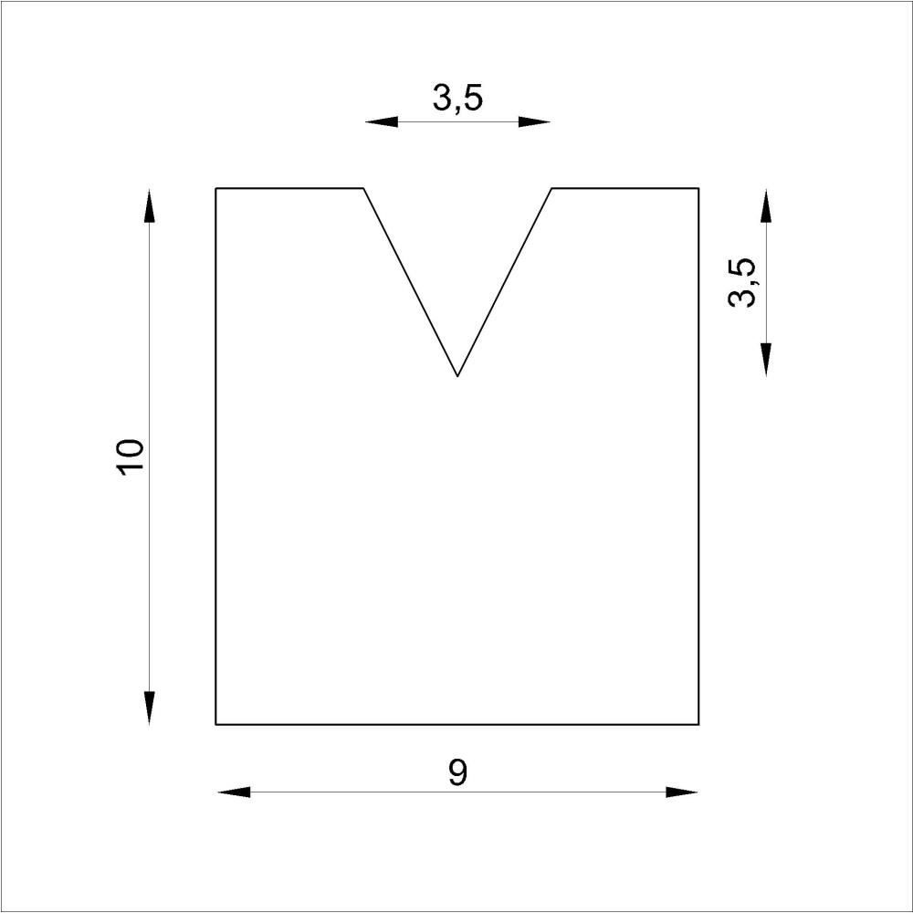 Upright Bass-Damper Felt single no backing